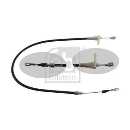 2x Febi Handbrake Parking Brake Cable 01666