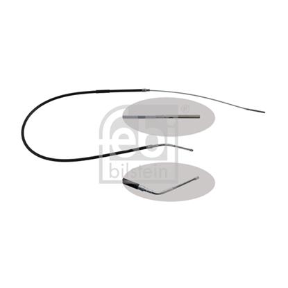 2x Febi Handbrake Parking Brake Cable 01756