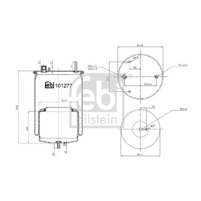 Febi Air Suspension Boot Gaiter Bellow 101277