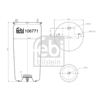 Febi Air Suspension Boot Gaiter Bellow 106771