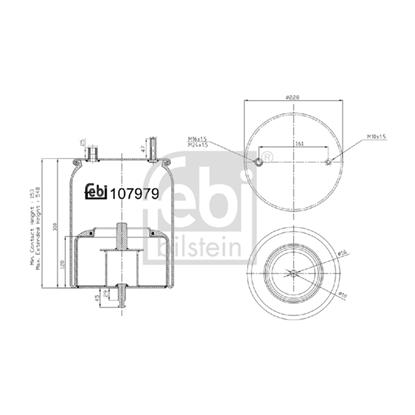 Febi Air Suspension Boot Gaiter Bellow 107979