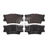 Febi Brake Pad Set 16651