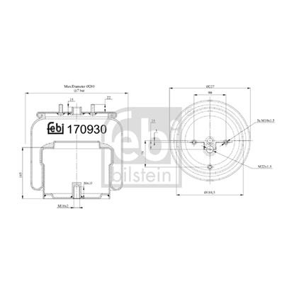 Febi Bellow air suspension 170930