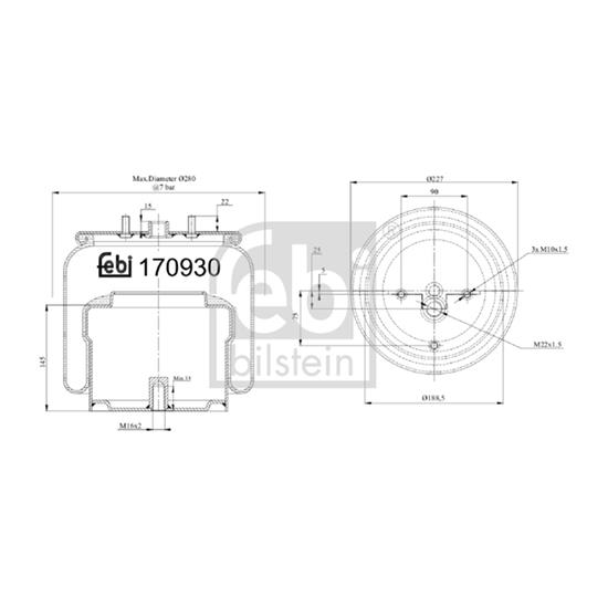 Febi Bellow air suspension 170930