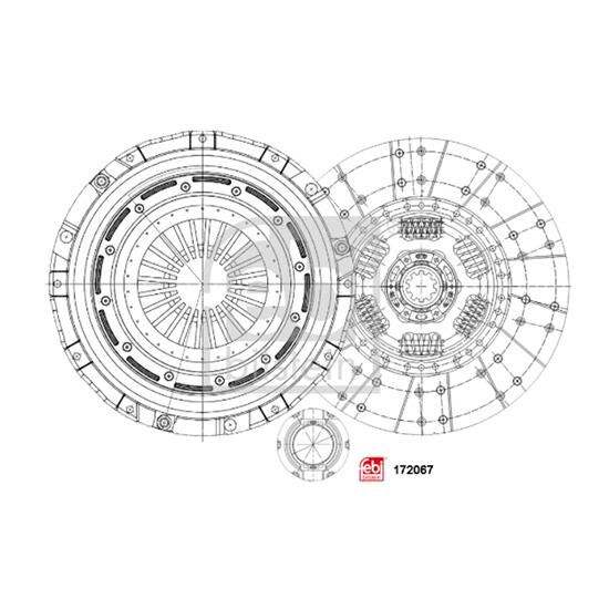 Febi Clutch Kit 172067