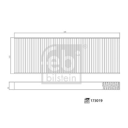 Febi Pollen Cabin Interior Air Filter 173019