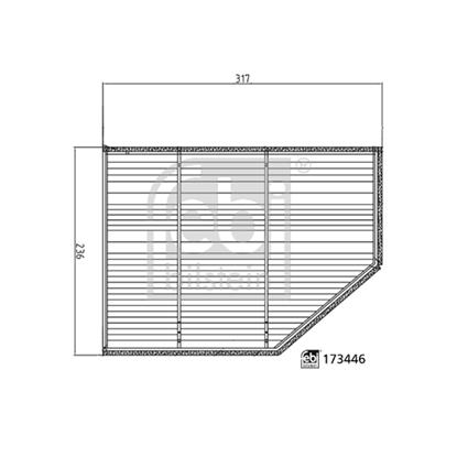 Febi Pollen Cabin Interior Air Filter 173446