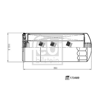 Febi Engine Oil Filter 173489