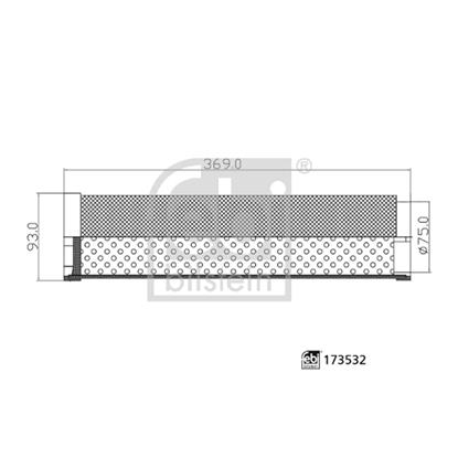 Febi Air Filter 173532