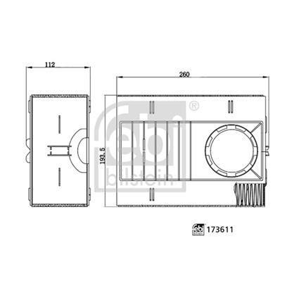 Febi Air Filter 173611