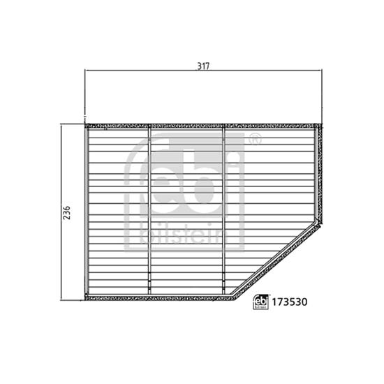 Febi Pollen Cabin Interior Air Filter 173530