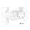 Febi Brake Disc 174457