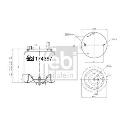 Febi Bellow air suspension 174367