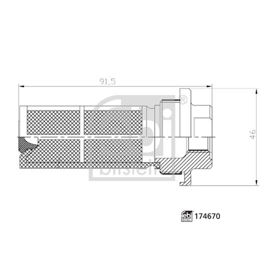 Febi Fuel Filter 174670