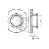 Febi Brake Disc 175329