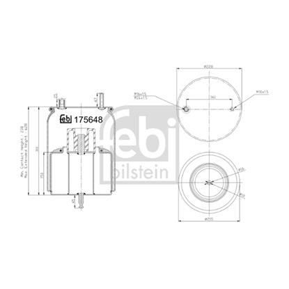 Febi Bellow air suspension 175648