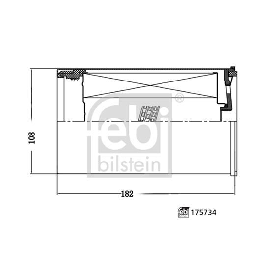 Febi Fuel Filter 175734