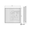 Febi Pollen Cabin Interior Air Filter 176020