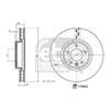 Febi Brake Disc 176802