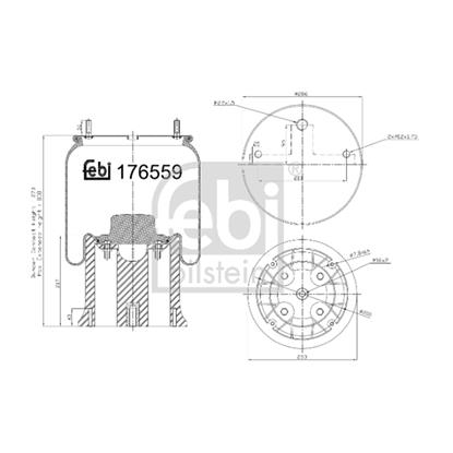 Febi Bellow air suspension 176559