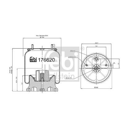 Febi Bellow air suspension 176620