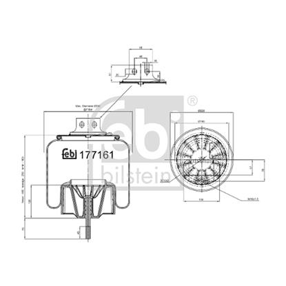 Febi Bellow air suspension 177161