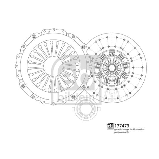 Febi Clutch Kit 177473