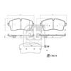 Febi Brake Pad Set 178214