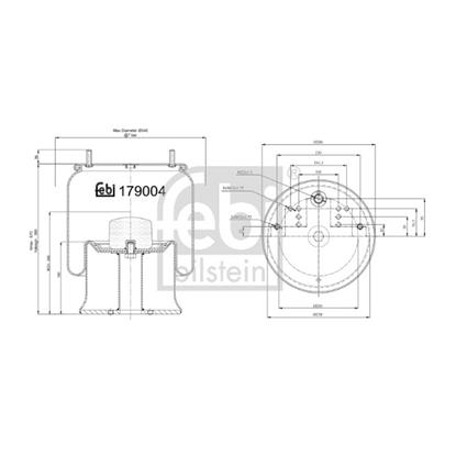 Febi Bellow air suspension 179004