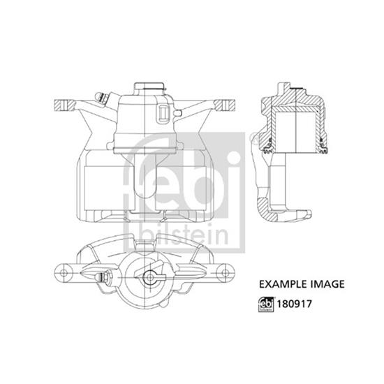 Febi Brake Caliper 180917