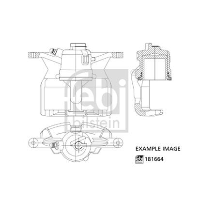 Febi Brake Caliper 181664