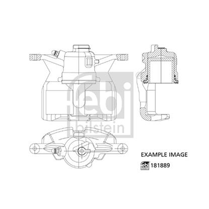 Febi Brake Caliper 181889