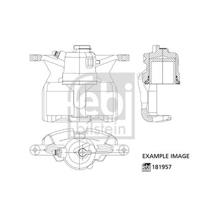 Febi Brake Caliper 181957