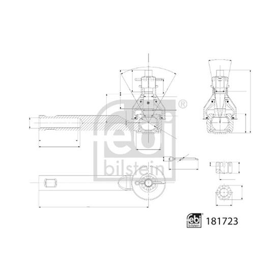 Febi Tie Track Rod End 181723