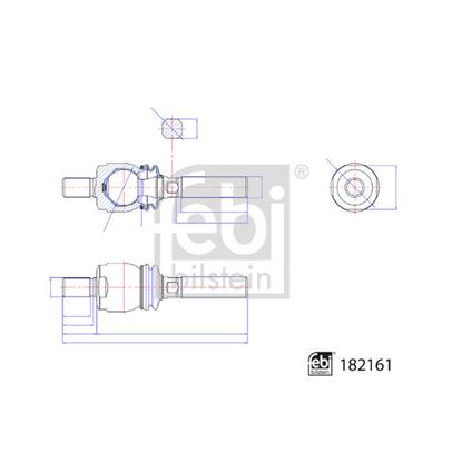 Febi Inner Tie Rod 182161