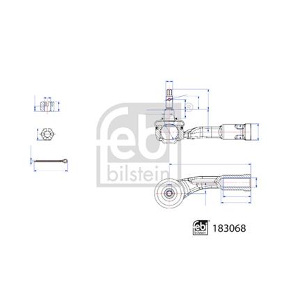 Febi Tie Track Rod End 183068