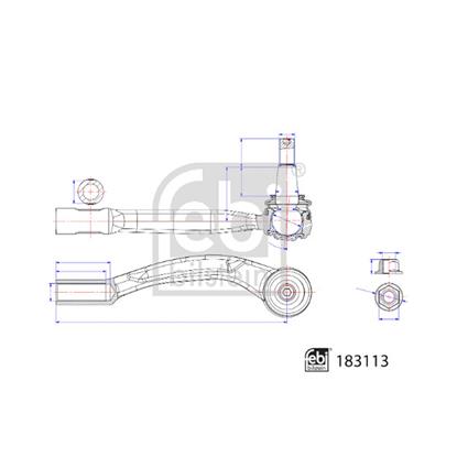 Febi Tie Track Rod End 183113