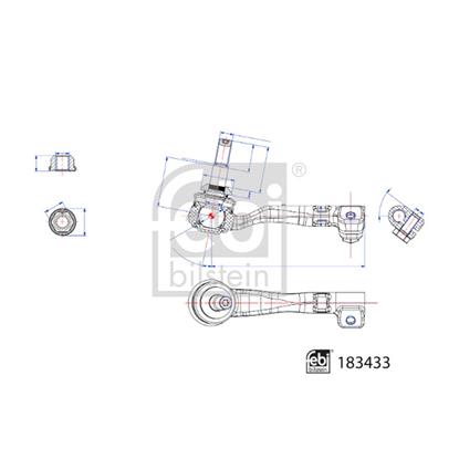 Febi Tie Track Rod End 183433