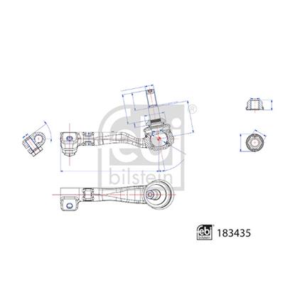 Febi Tie Track Rod End 183435