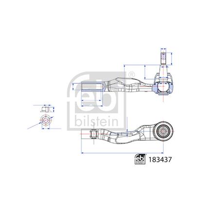 Febi Tie Track Rod End 183437