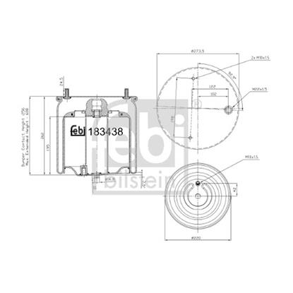 Febi Bellow air suspension 183438