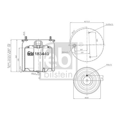 Febi Bellow air suspension 183440