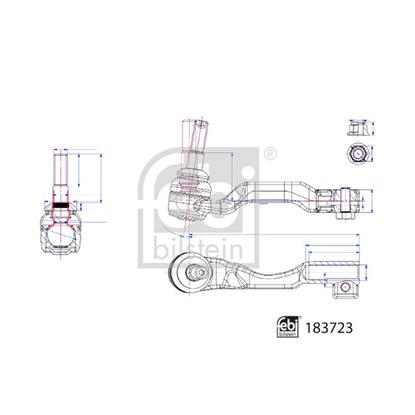 Febi Tie Track Rod End 183723