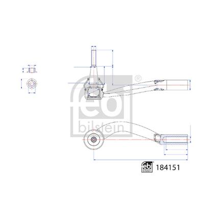 Febi Tie Track Rod End 184151