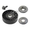 Febi Poly V Ribbed Belt Deflection Guide Pulley 19486