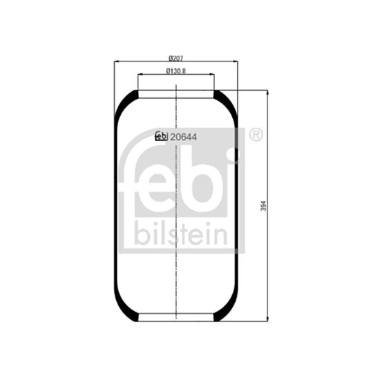 Febi Bellow air suspension 20644