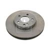 2x Febi Brake Disc 24076