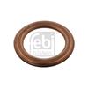 10x Febi Seal Ring, oil drain plug 36495