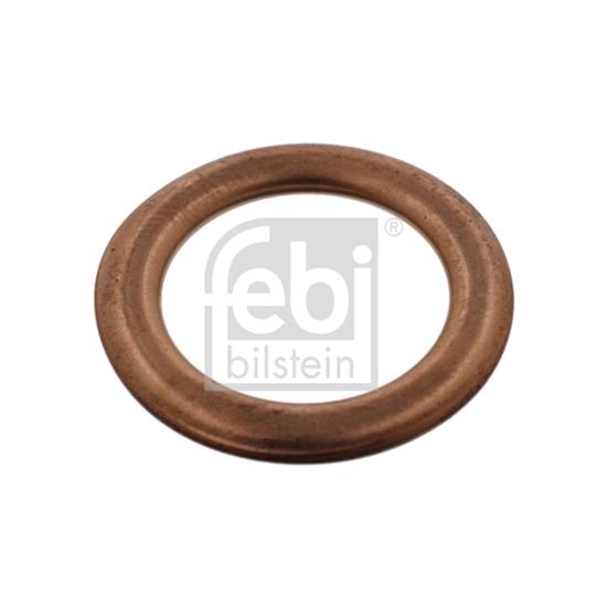 10x Febi Seal Ring, oil drain plug 36495