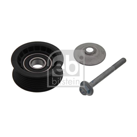 Febi Poly V Ribbed Belt Deflection Guide Pulley 37699